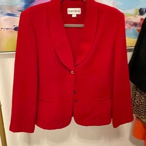 Danny & Nicole Vibrant Red Blazer size 14